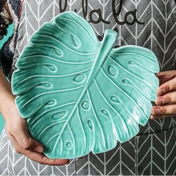 LARGE MONSTERA LEAF SILICONE TRAY MOLD DIY RESIN MICA SHELLS SEA GLASS& MORE LOT - Picture 3 of 16